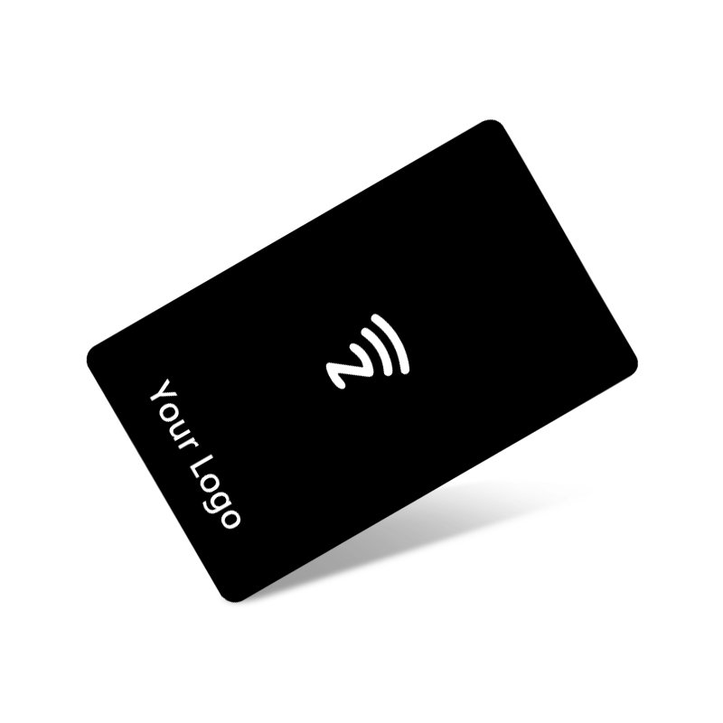 Programable contact PVC business carte 13.56MHZ tarjetas blank custom printed NFC 215 chip card