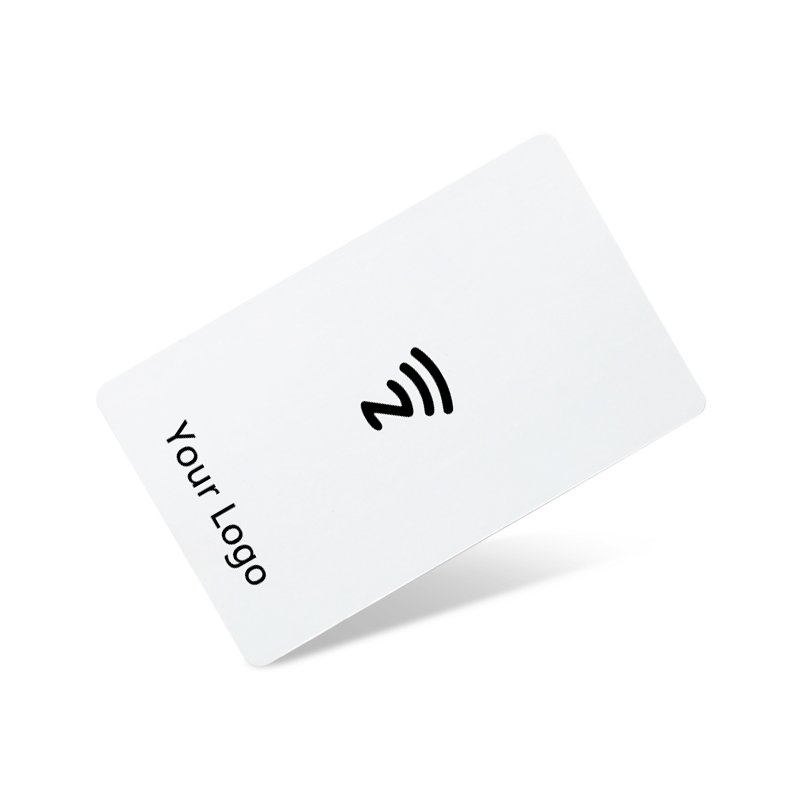 Programable contact PVC business carte 13.56MHZ tarjetas blank custom printed NFC 215 chip card