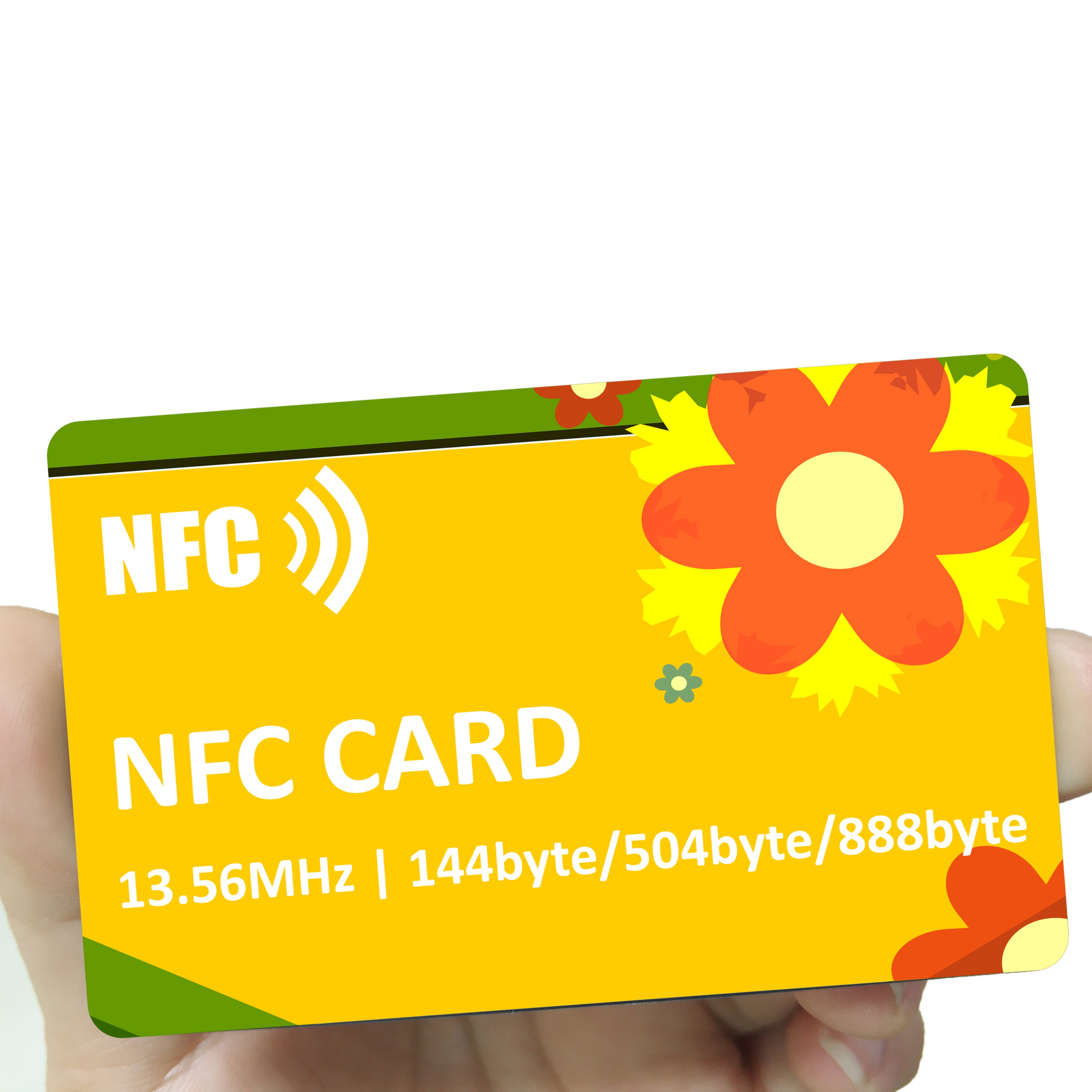13.56Mhz Plastic Nfc Business Card RFID card for social media information programmable
