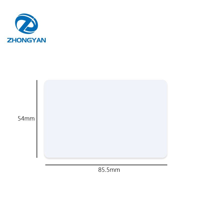 High Quality Contactless 13.56Mhz PVC Blank Card Door Access Control RFID Smart NFC Card