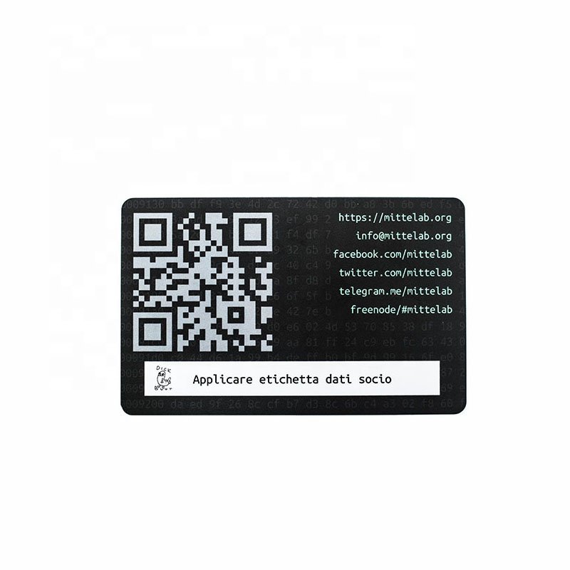 widely use PVC Access Control business dual purpose social media card