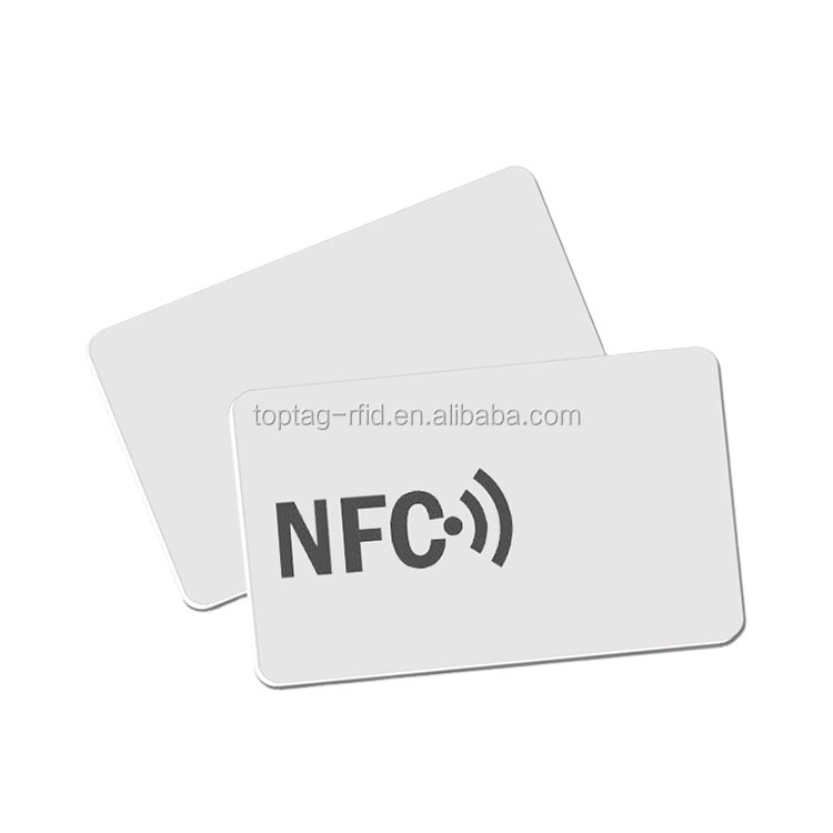 Custom Logo RFID Printed Smart Card URL Website Link Programmable NFC PVC Card for Company Business Card