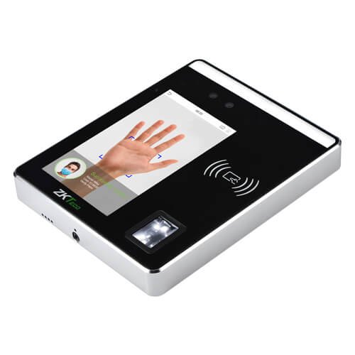network biometrics access control palm print reader terminal face recognition time attendance with fingerprint card password