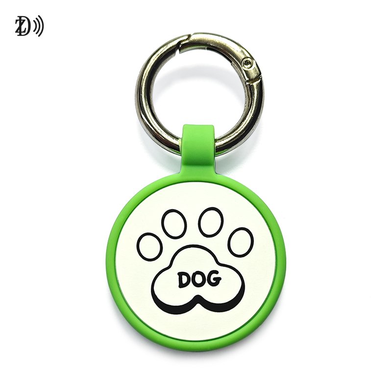 Customized Printing QR Code 13.56Mhz NTAG213 NTAG215 NTAG216 RFID Silicone Pet Tag