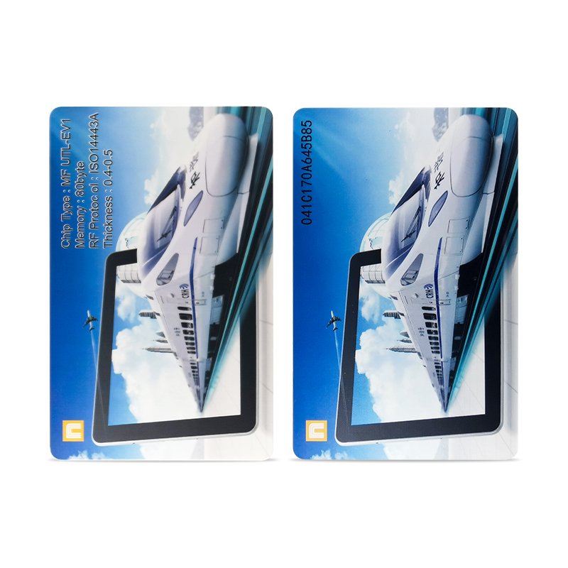 Customized design printing RFID paper ticket smart card for city bus metro management