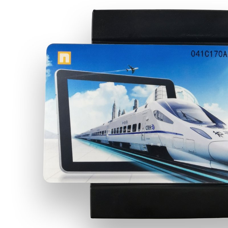 Customized design printing RFID paper ticket smart card for city bus metro management