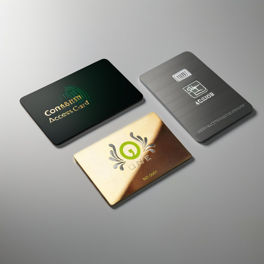 Personalized Brushed Steel Business Access Control Card VIP Membership Identity Card