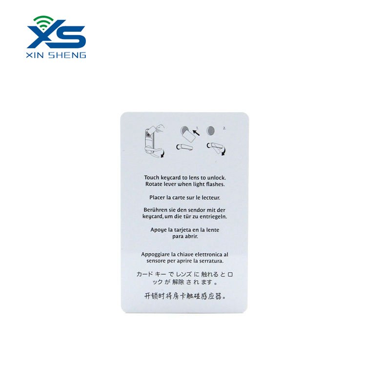 Customized Encrypted Smart NFC Key Card 13.56Mhz Access Control PVC RFID Hotel Key Card