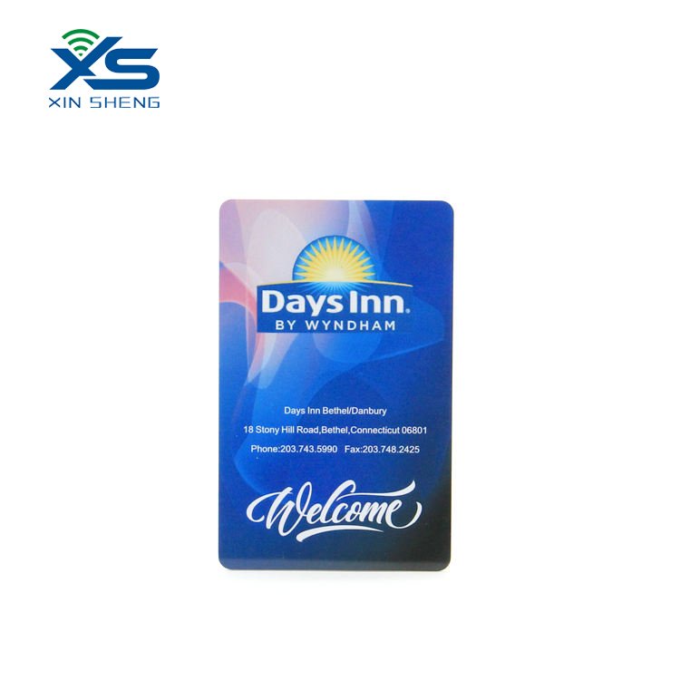 Customized Encrypted Smart NFC Key Card 13.56Mhz Access Control PVC RFID Hotel Key Card