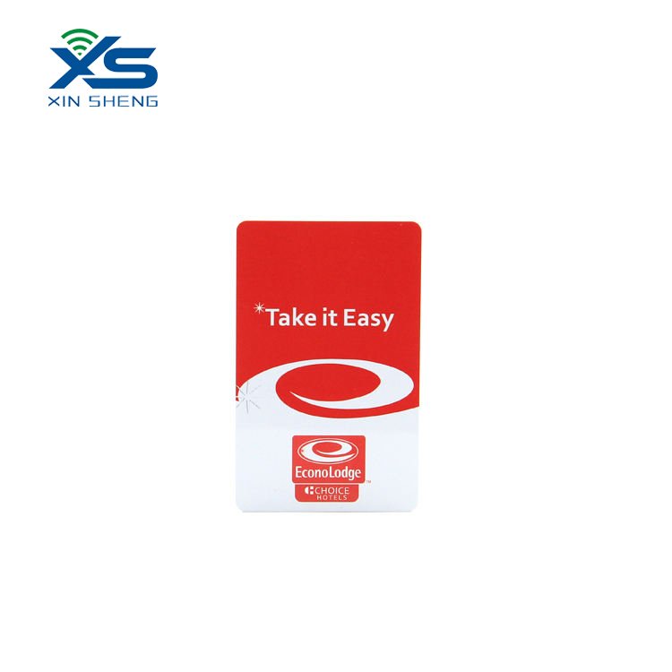 Customized Encrypted Smart NFC Key Card 13.56Mhz Access Control PVC RFID Hotel Key Card