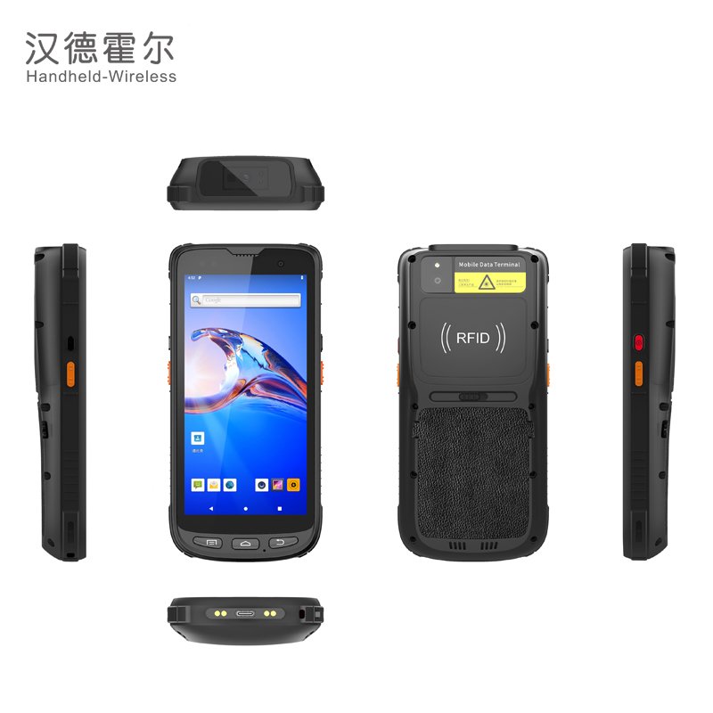 All in one 125Khz 134.2K Smart Android RFID Card Reader 13.56Mhz IC tag handheld Readers writer for access control/product rfid