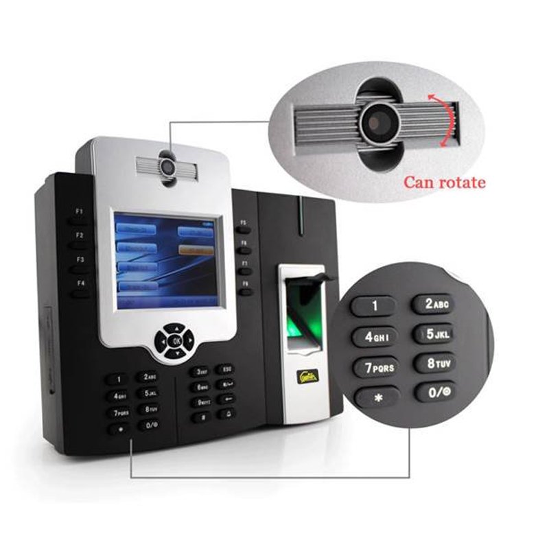 ZK iClock880H 50,000 Users Biometric Fingerprint Time Attendance With Camera Door Access Control Optional 125kHz RFID Card ADMS