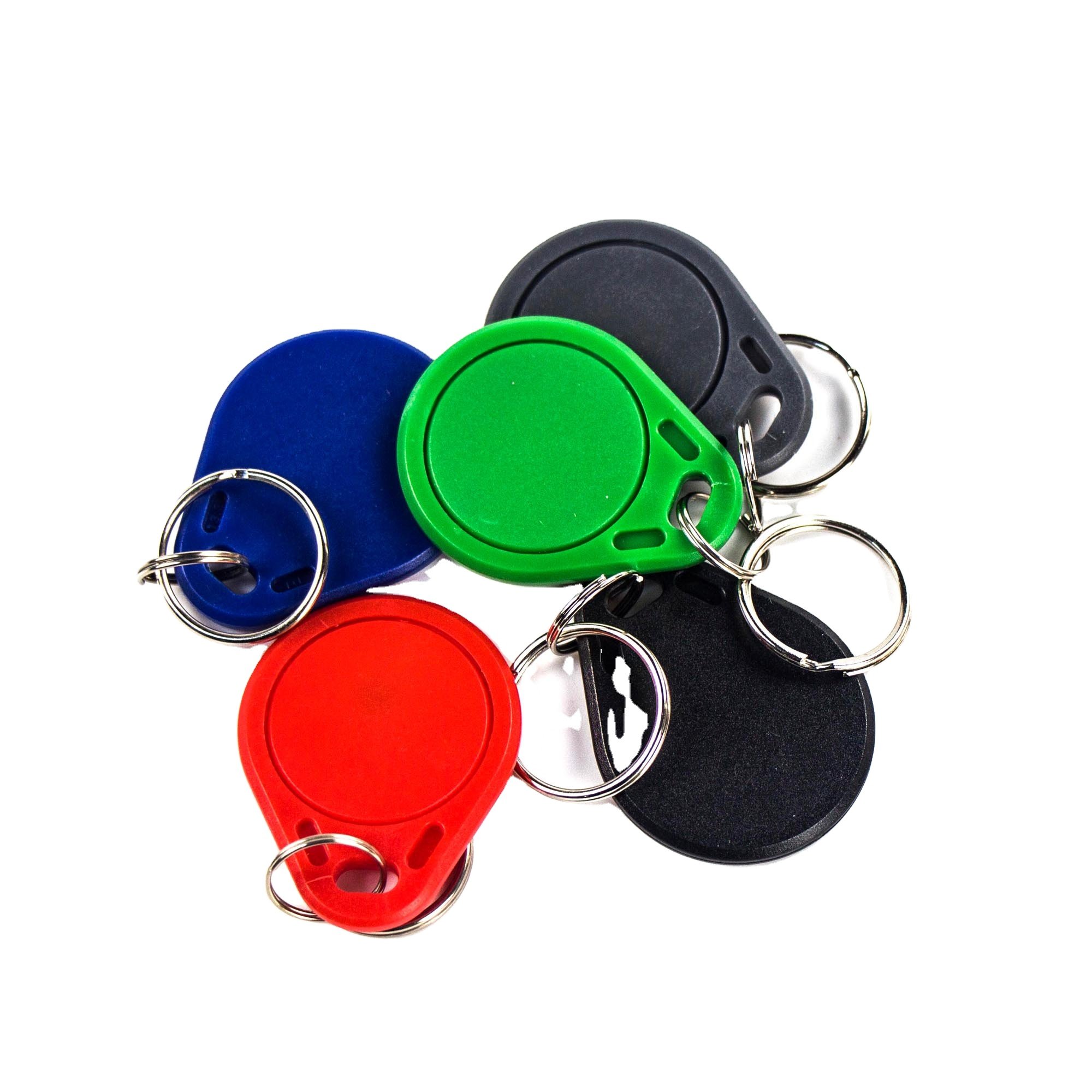 2024 Cheap RFID Tag 125KHz NFC Keychain Keyfob Rewritable RFID Key Card Proximity Key Fobs for Access Control System