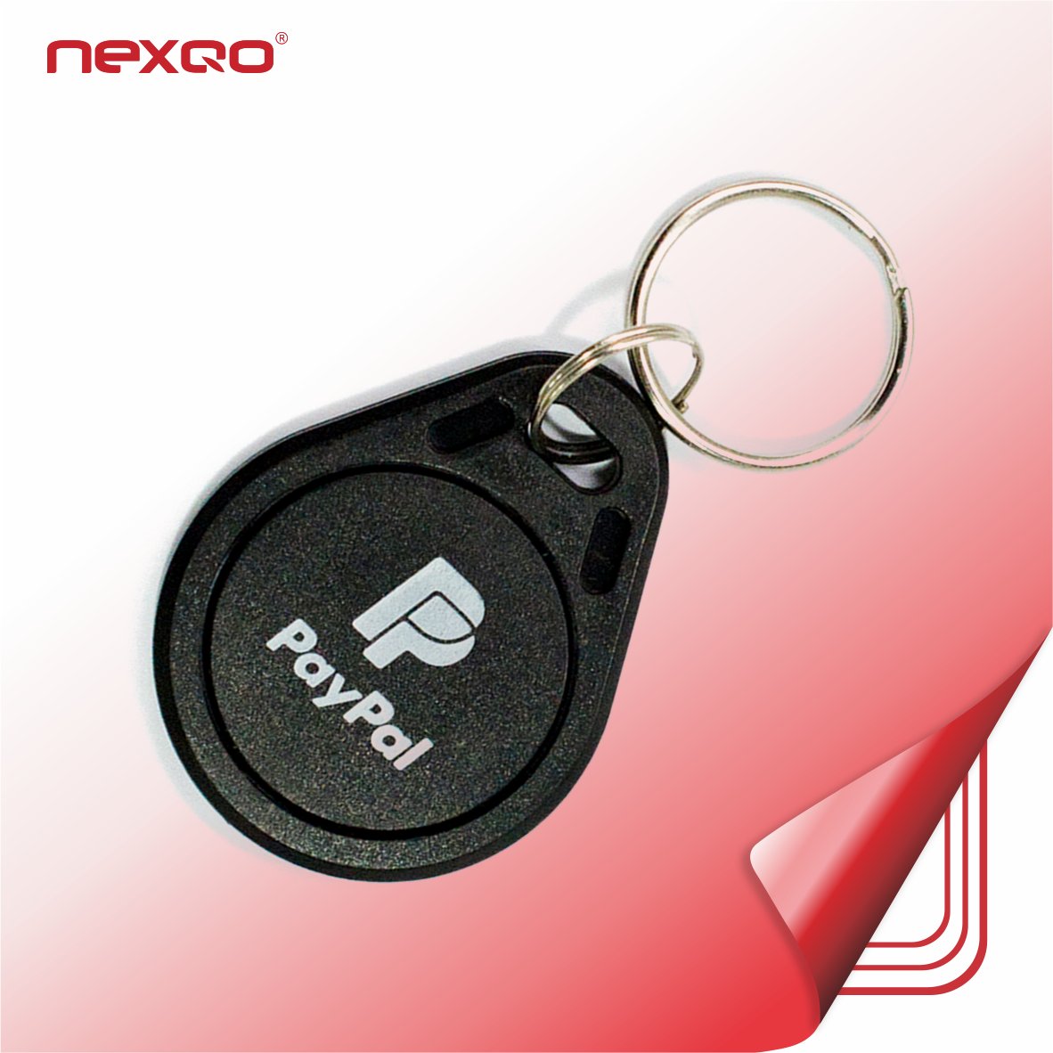 2024 Cheap RFID Tag 125KHz NFC Keychain Keyfob Rewritable RFID Key Card Proximity Key Fobs for Access Control System