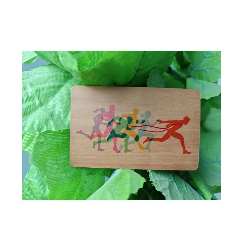 Custom Logo Printing 13.56MHZ RFID NFC Bamboo Wood NFC Card Wooden RFID Card