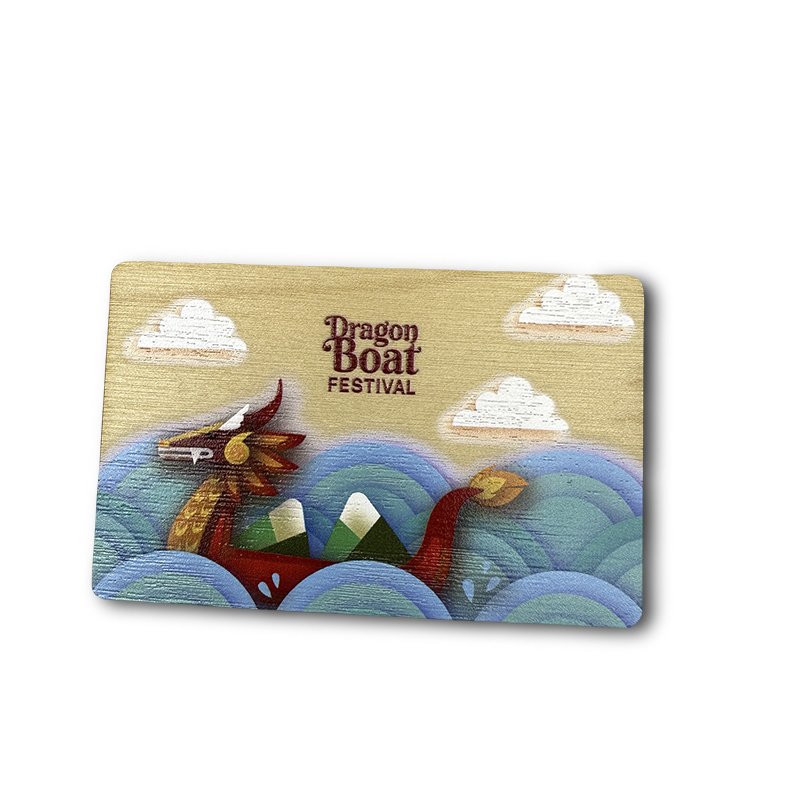NTAG216 Rfid Wooden Card Hotel Keycard
