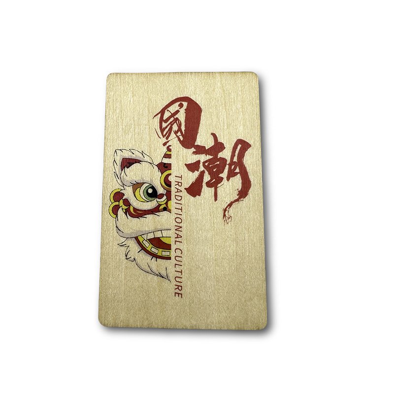 Standard Size Printing Wood NFC Card