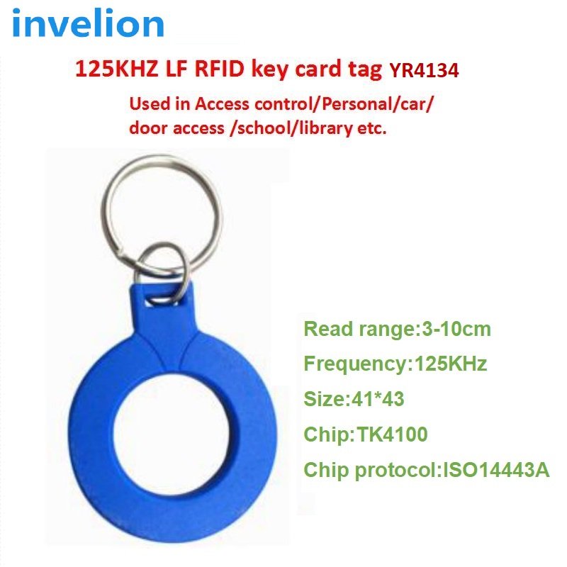 UHF RFID Keyfob Tag passive keychain 860-960MHz Alien H3 ABS passive ISO18000 6c for access control management