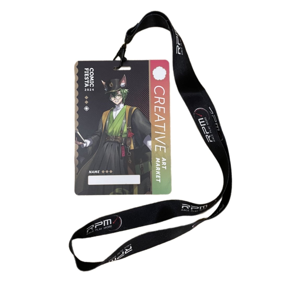 Festival Event Passes Ticket Access Control Card PVC VIP Passes Card Id Badge with Lanyard