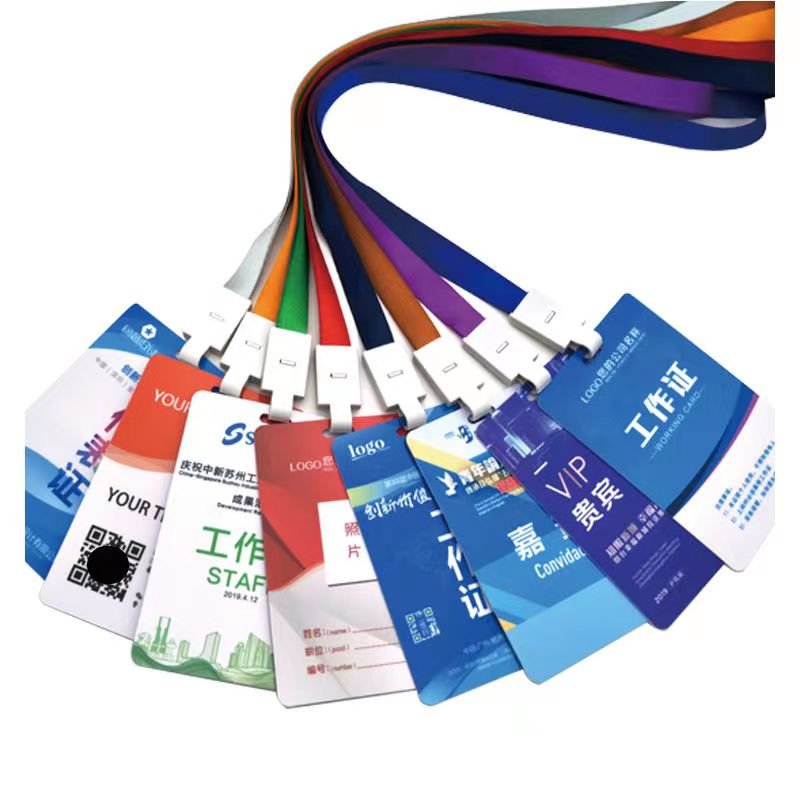 Festival Event Passes Ticket Access Control Card PVC VIP Passes Card Id Badge with Lanyard