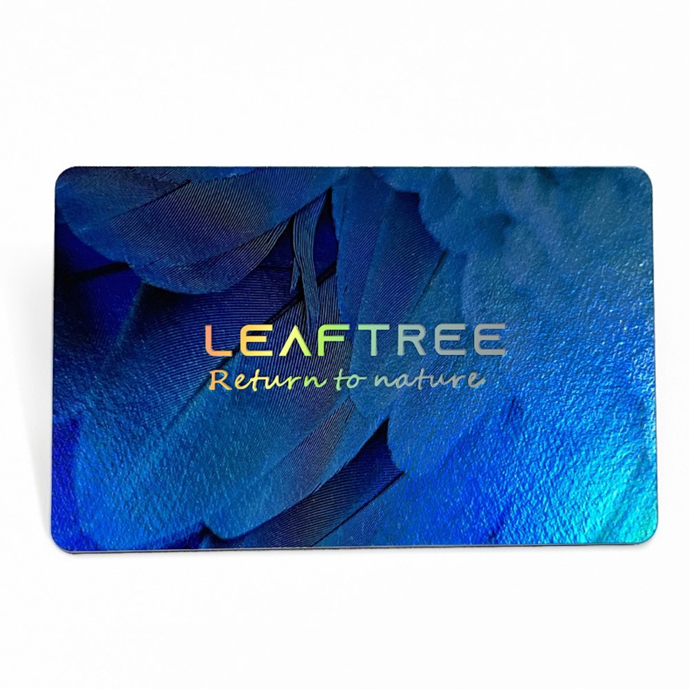 PVC embossed Membership Card cr80 Premium Plastic Gift cards Business Cards with Laser foil stamping