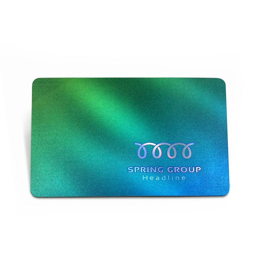 PVC embossed Membership Card cr80 Premium Plastic Gift cards Business Cards with Laser foil stamping