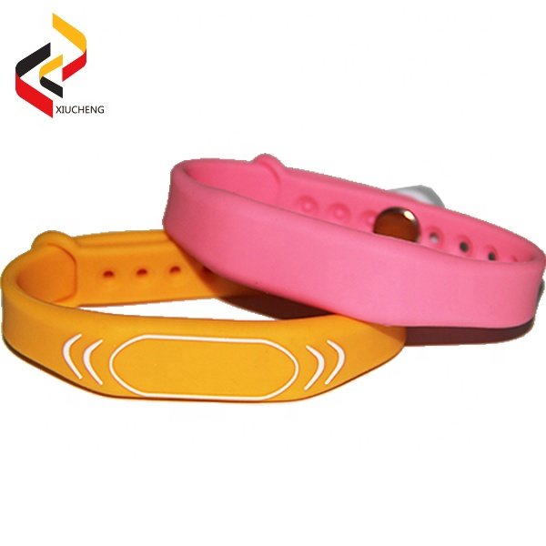 RFID Silicone NFC Memorial Wristband Bracelets RFID QR NFC Silicone Wristband