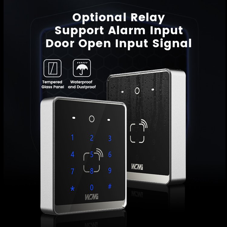 WCMI Keyless Entry Waterproof RFID Card AC8632 Password Remotely Doorbell Fingerprint Access Control