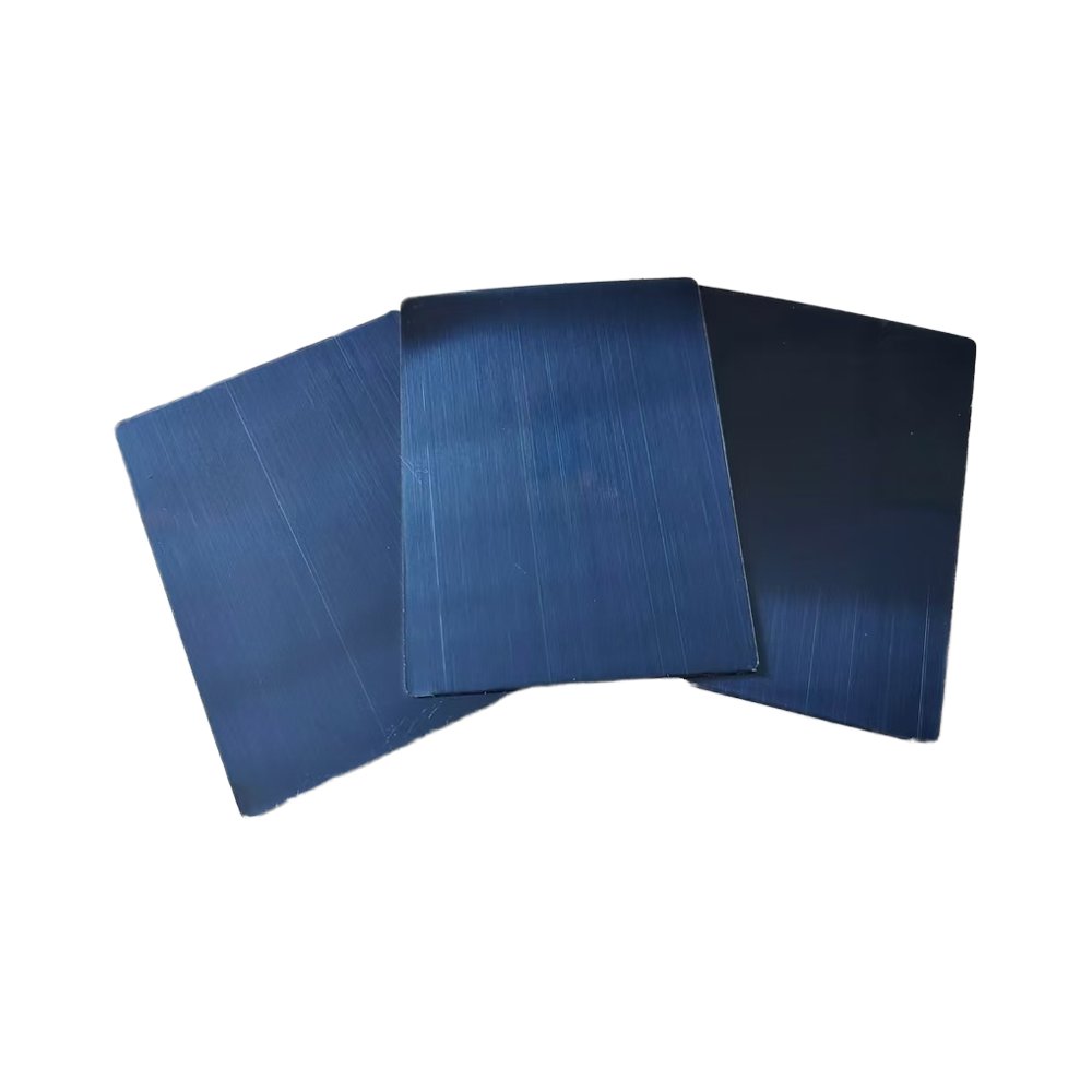 Customizable Blue PVC Blank Plastic Cards with NFC & RFID Communication Interface 13.56MHz Frequency