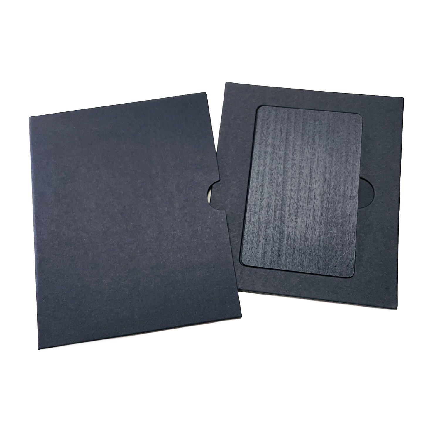 CKTRFID Waterproof Laser Print Recyclable Access Control Rfid Blank black Nfc Wood Card