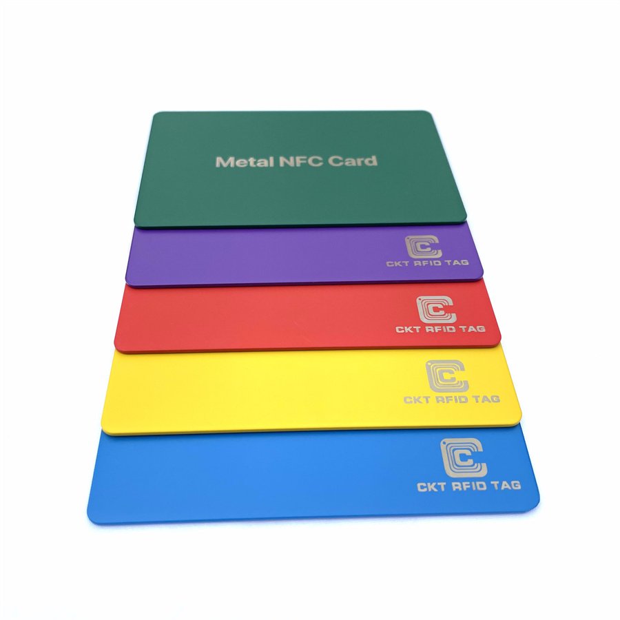 13.56MHZ Chip Blank Metal & PVC Hybrid Hidden NFC Access Control Contactless Social Recognition Laser Business Card