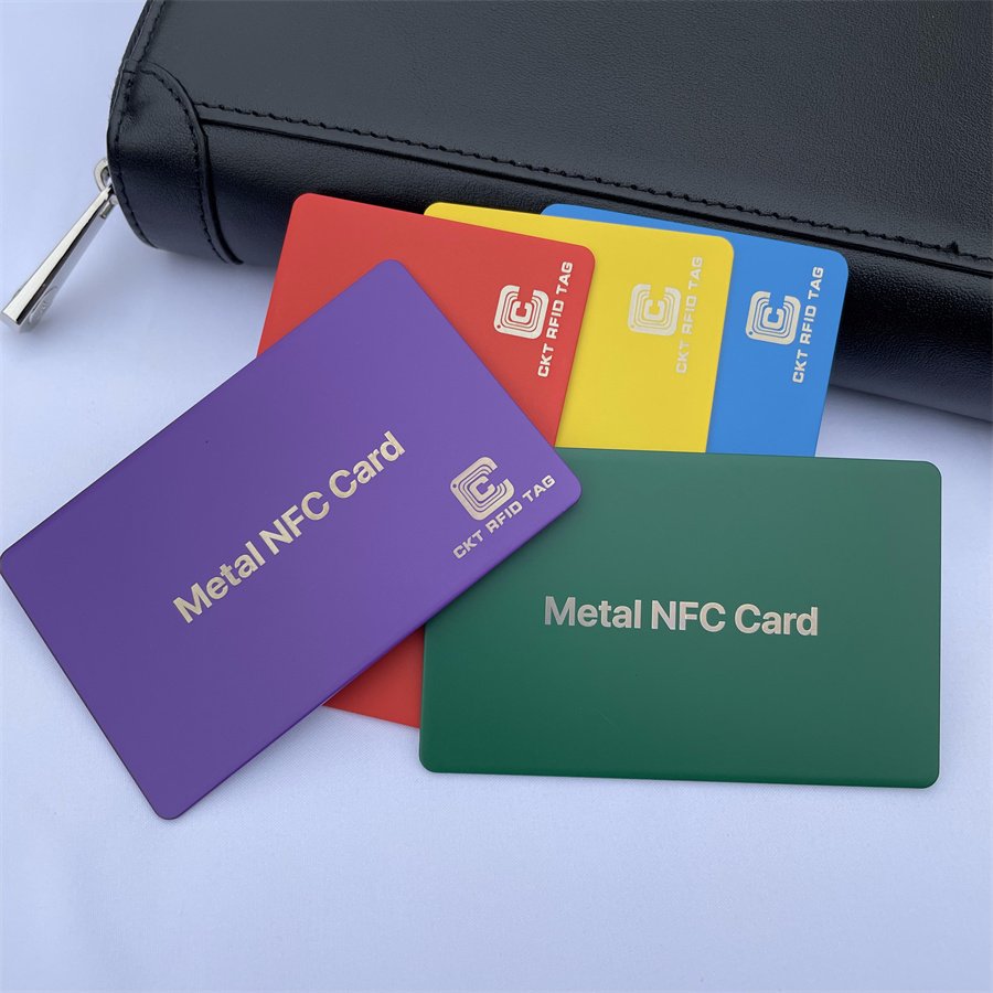13.56MHZ Chip Blank Metal & PVC Hybrid Hidden NFC Access Control Contactless Social Recognition Laser Business Card