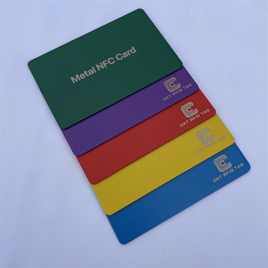 13.56MHZ Chip Blank Metal & PVC Hybrid Hidden NFC Access Control Contactless Social Recognition Laser Business Card
