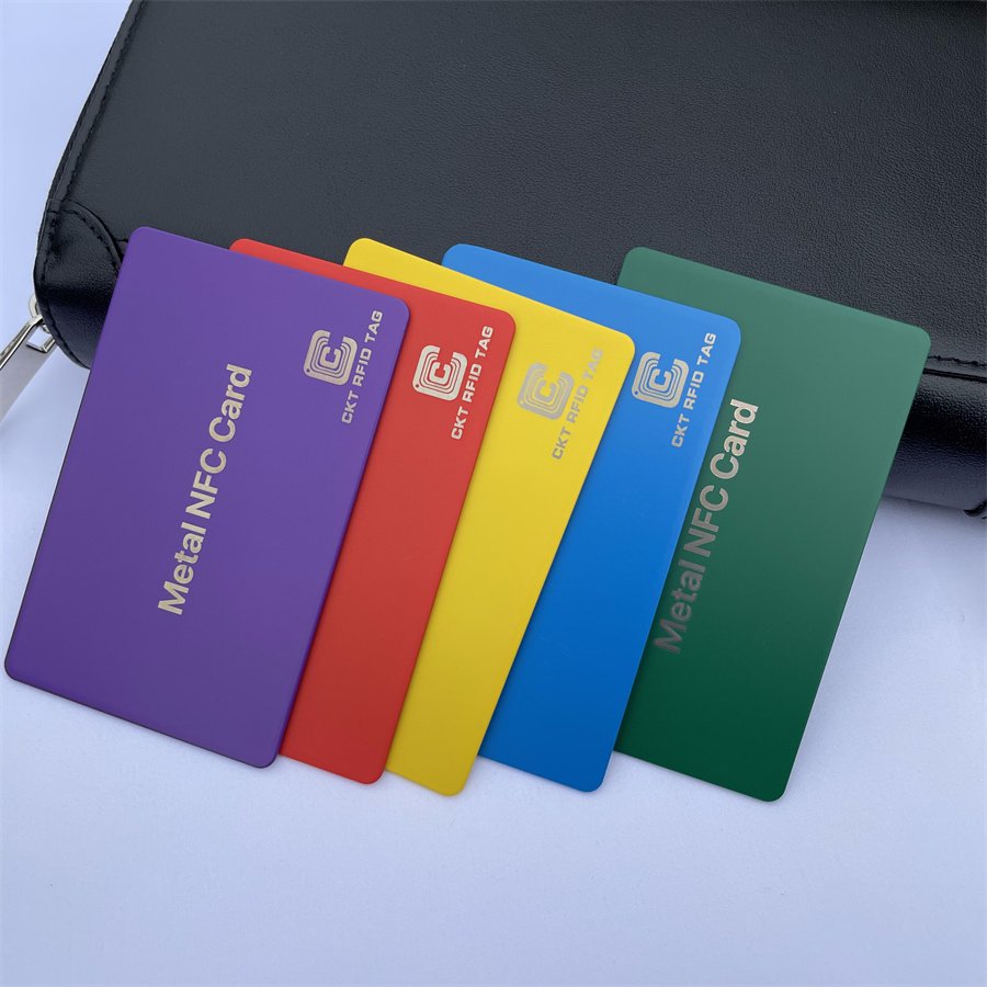 13.56MHZ Chip Blank Metal & PVC Hybrid Hidden NFC Access Control Contactless Social Recognition Laser Business Card