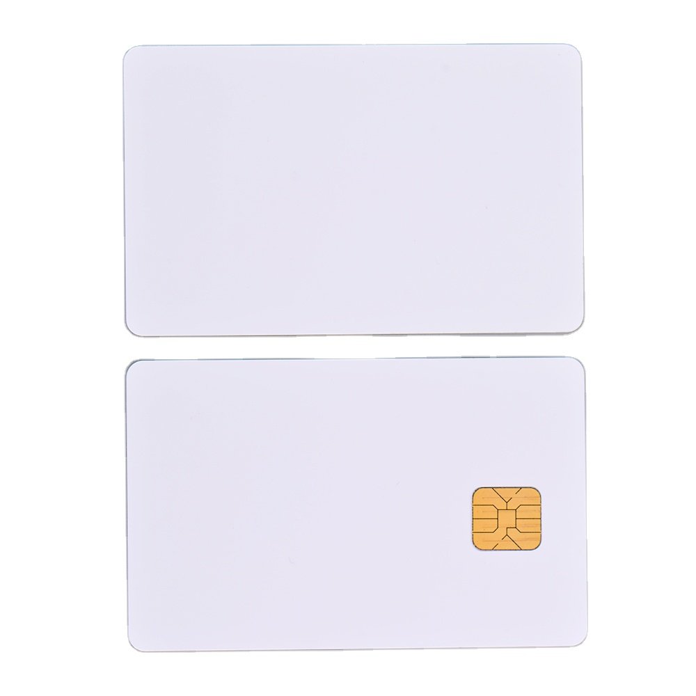 Custom Chip with ISO 7816 CR80 Contact Plastic ID card / Logic encryption card / Access Control System Smart IC Card
