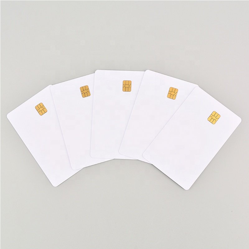 Custom Chip with ISO 7816 CR80 Contact Plastic ID card / Logic encryption card / Access Control System Smart IC Card