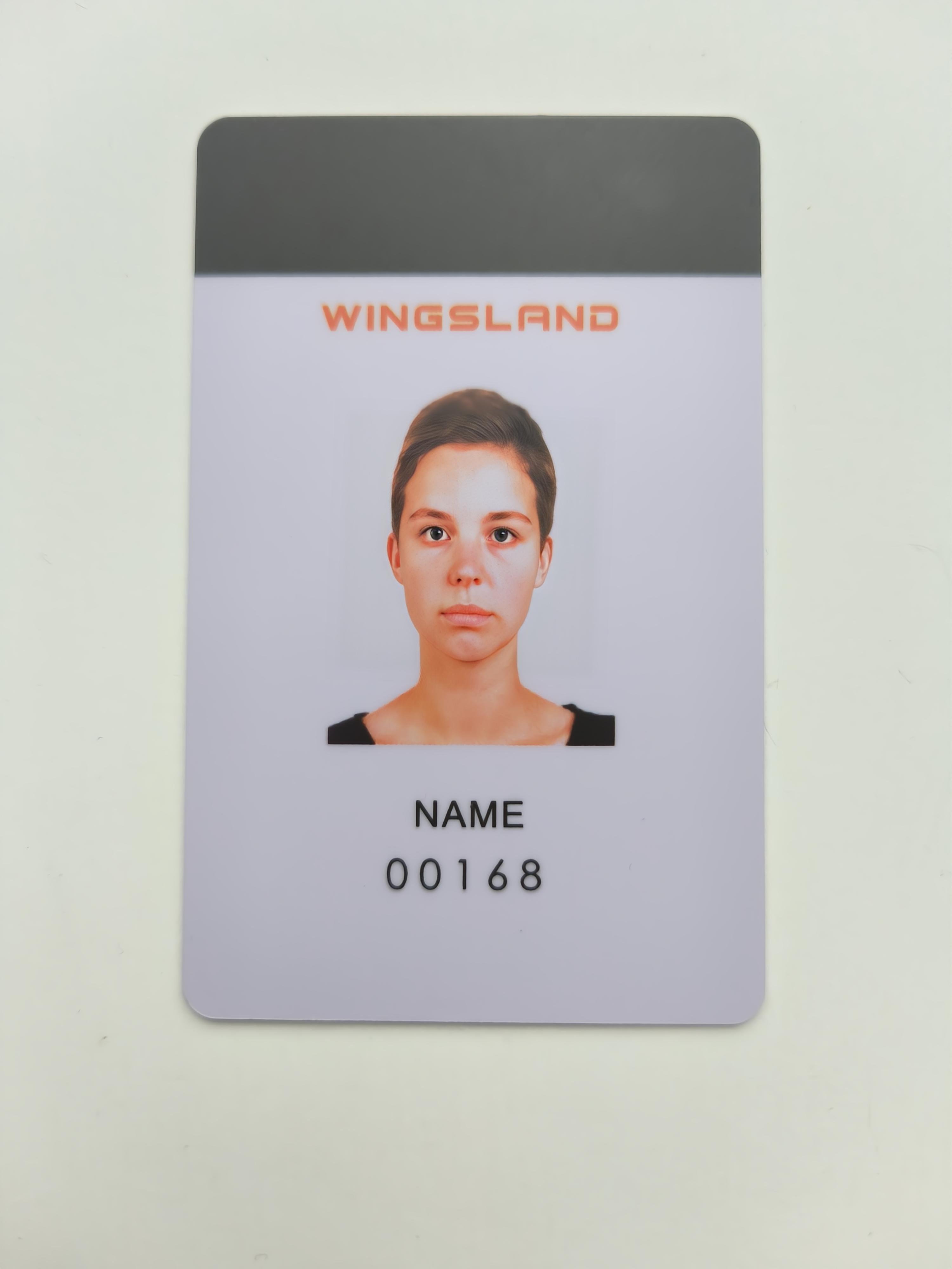 Plastic Photo RFID NFC Pvc Hanging ID Card Digital Identification business cards employee Card for access control