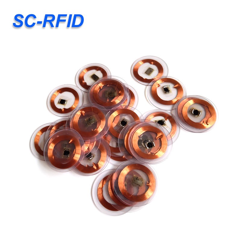 Sencan Active RFID Coin Card Coins with Chip 13.56mhz 215 NFC PVC Round Coin 25 mm PVC Tag Sticker Rewritable 504 Byte
