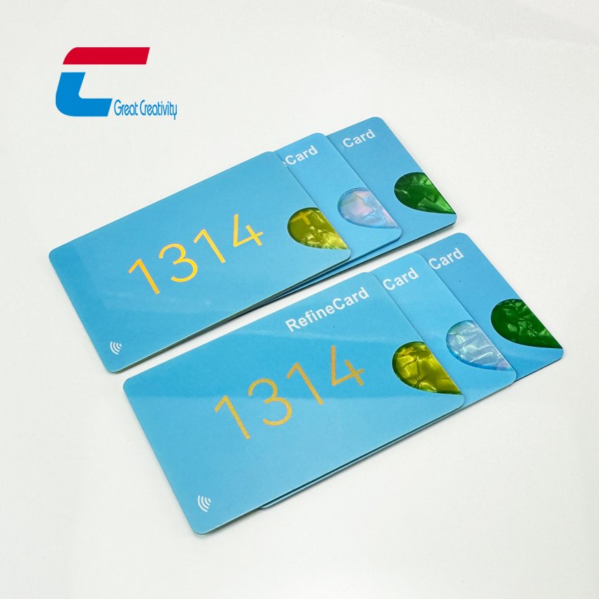 New Arrival Custom Design 13.56Mhz NFC Business Cards PVC Conch Card for gift