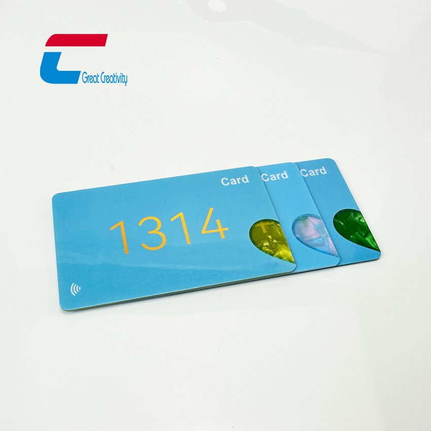 New Arrival Custom Design 13.56Mhz NFC Business Cards PVC Conch Card for gift
