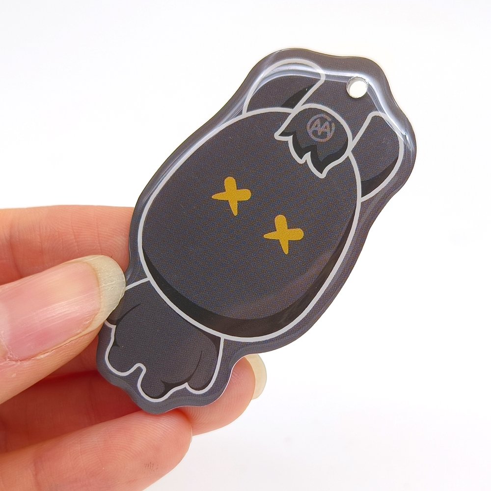 Customized shape 13.56MHZ HF NFC Key tag/card RFID epoxy keychain Custom shape tag pvc keyring for Access control