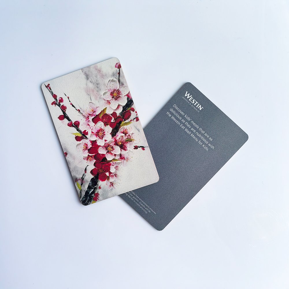 Customized 13.56mhz RFID NFC wood business card wooden hotel card for Access control system