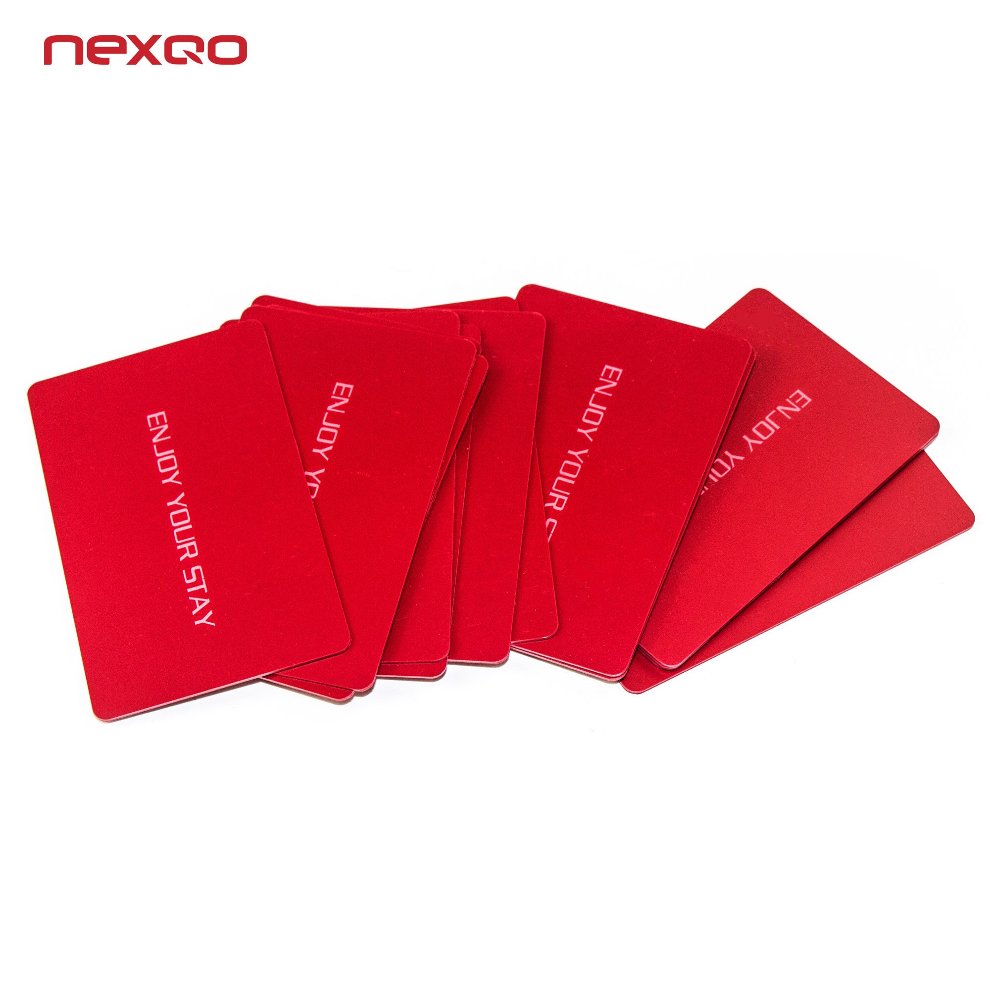 White Plain PVC Plastic Card Printable Customized Printing Business ID Card