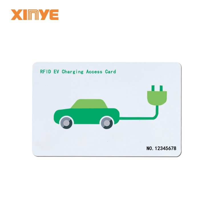 RFID charging card PVC smart cards RFID M1 S50 1K rfid pvc printed smart key card for charging electric vehicle