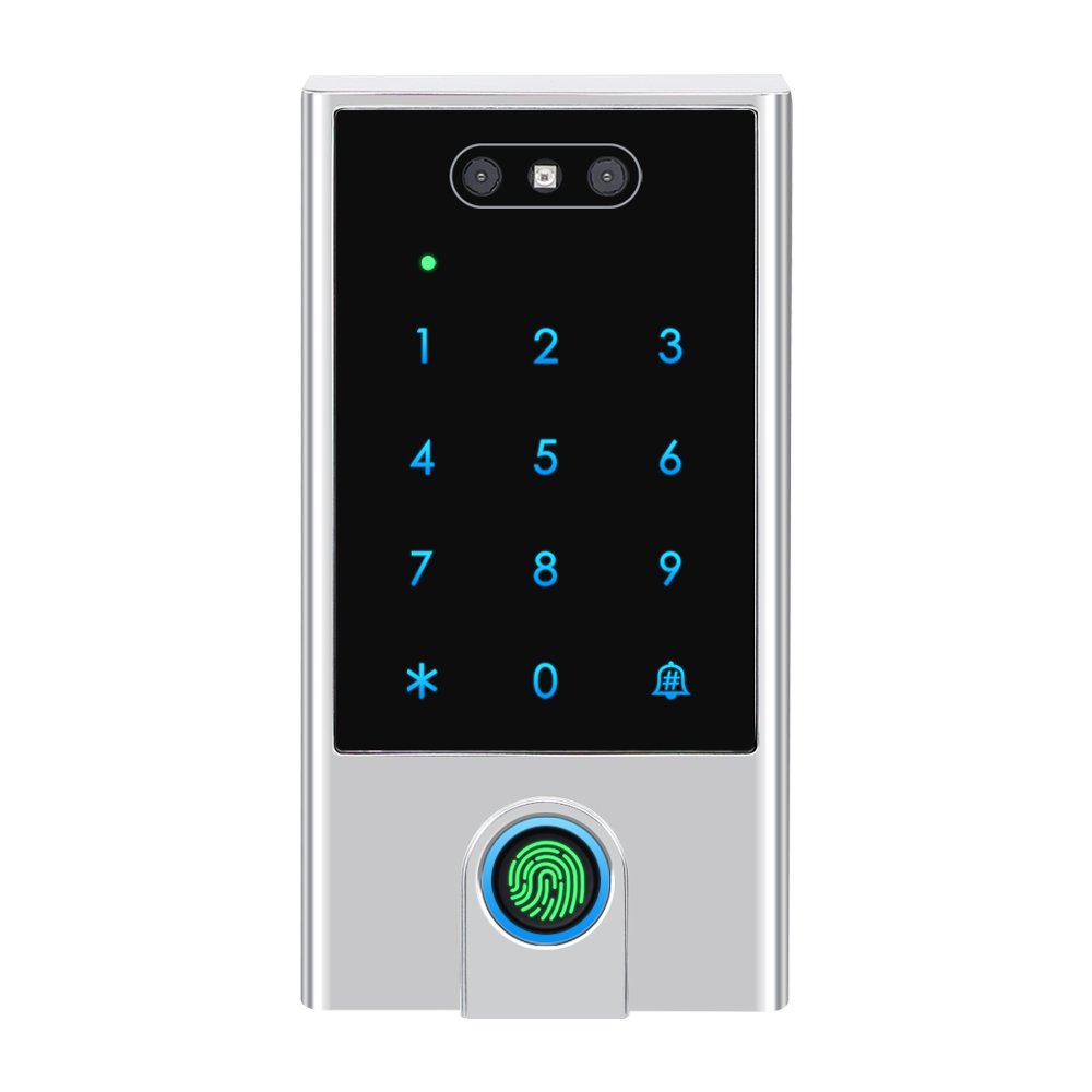 Waterproof TTlock Face Recognition Card RFID Reader Fingerprint Door Lock Access Control Keypads
