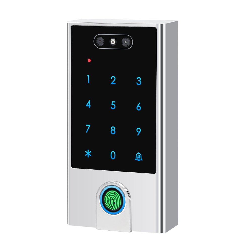 Waterproof TTlock Face Recognition Card RFID Reader Fingerprint Door Lock Access Control Keypads