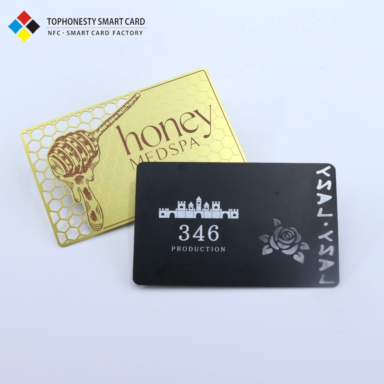 304 Stainless Waterproof NFC RFID Steel Business Cards