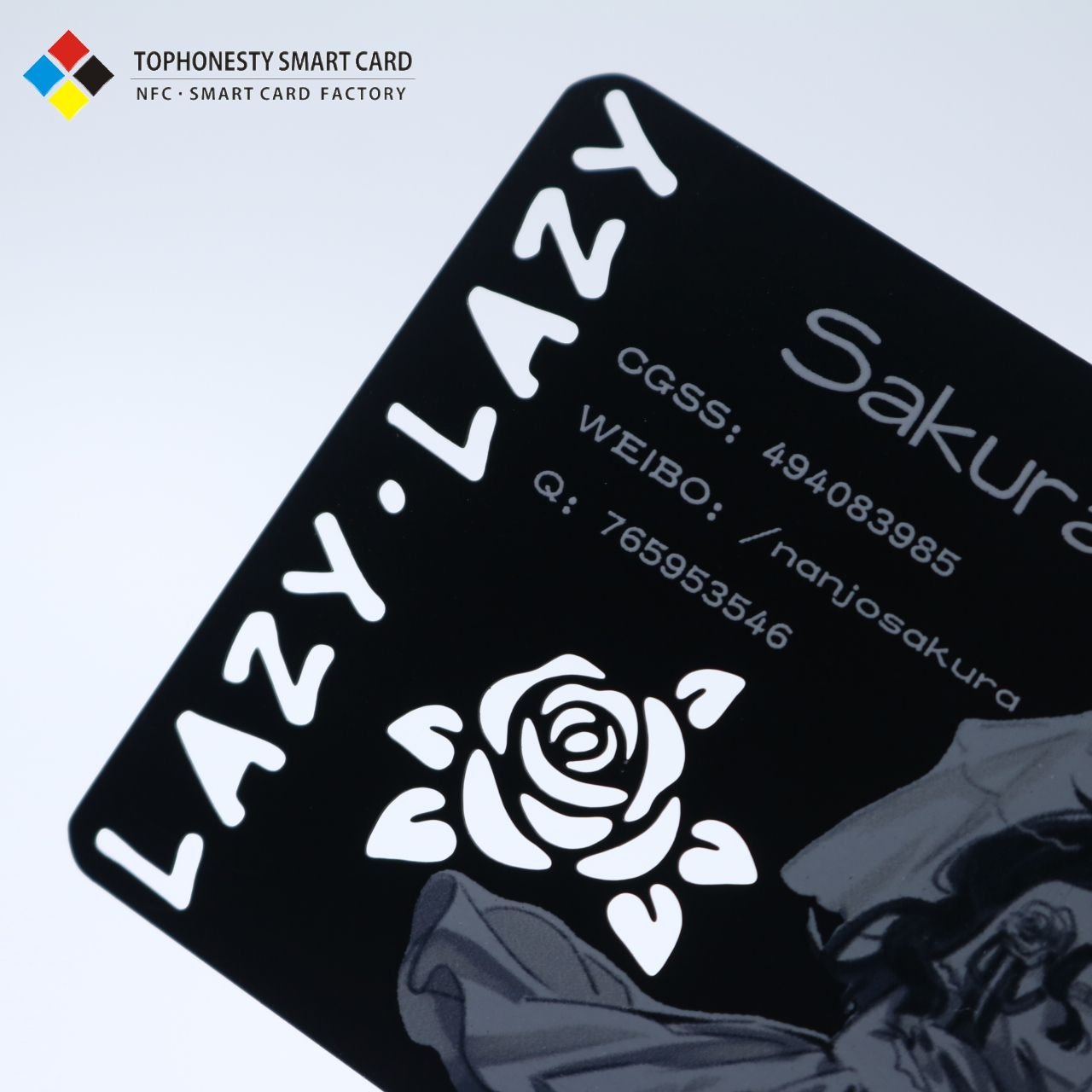 304 Stainless Waterproof NFC RFID Steel Business Cards