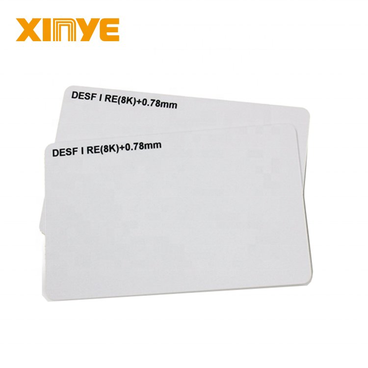HF 13.56mhz PVC Blank White RFID Smart ID / IC Cards Factory Price LF 125khz Access Control Customized Logo 125khz /13.56mhz