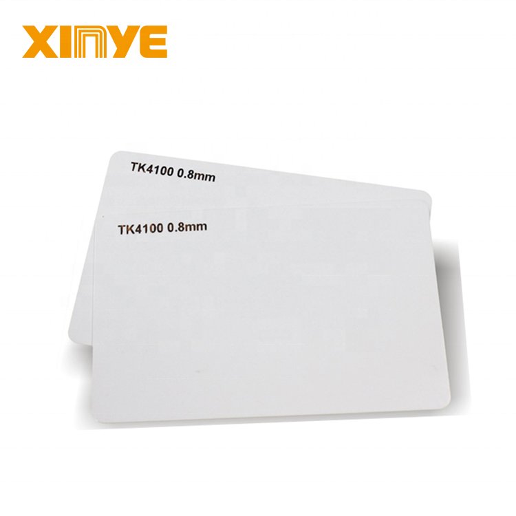 HF 13.56mhz PVC Blank White RFID Smart ID / IC Cards Factory Price LF 125khz Access Control Customized Logo 125khz /13.56mhz